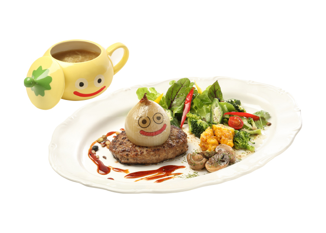 丸ごとたまねぎスライムのハンバーグ