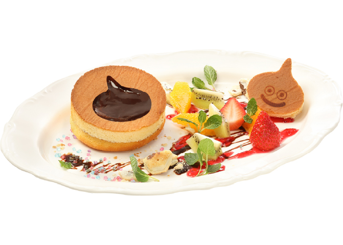 ふわふわスライムのチョコクリームパンケーキ