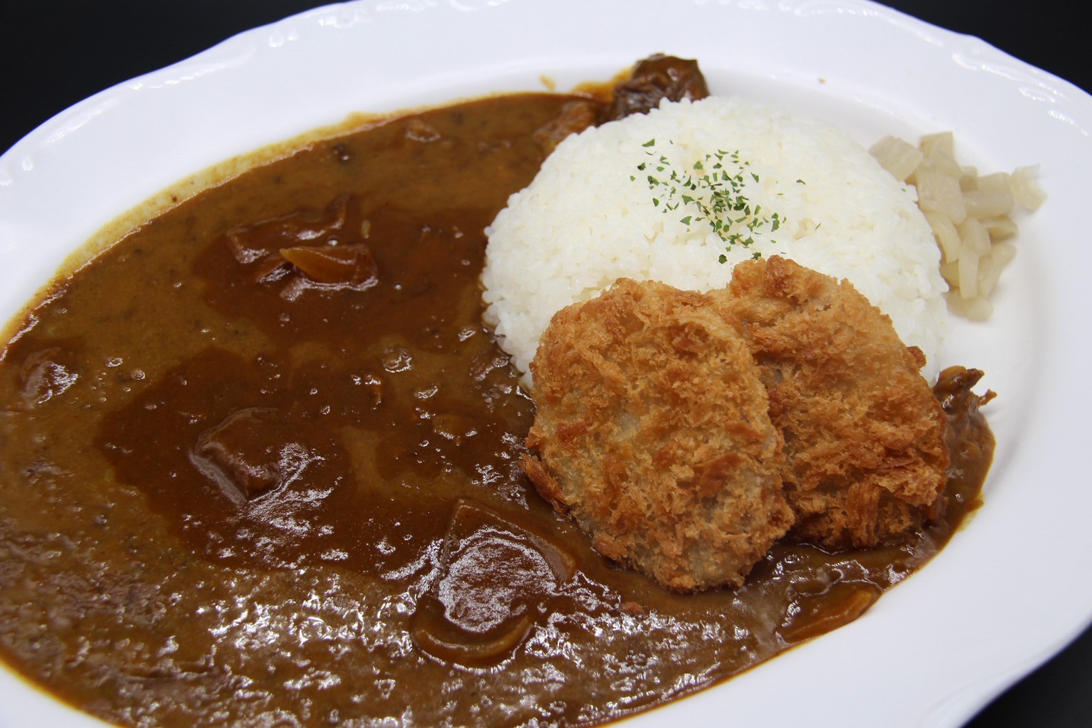 淡路玉葱ヒレカツカレー（大盛）
