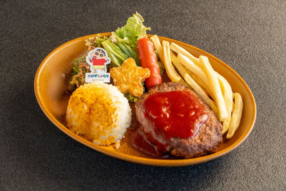 奥拉丰满的儿童餐盘。