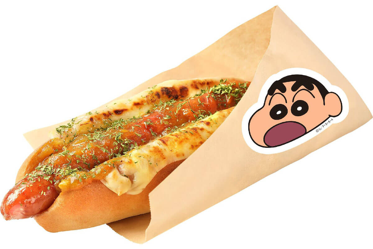 Shinchan 最喜欢的东西--热狗。